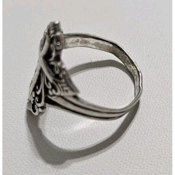 Sterling Silver 925 Cross Ring Size 7 - Picture 6 of 10